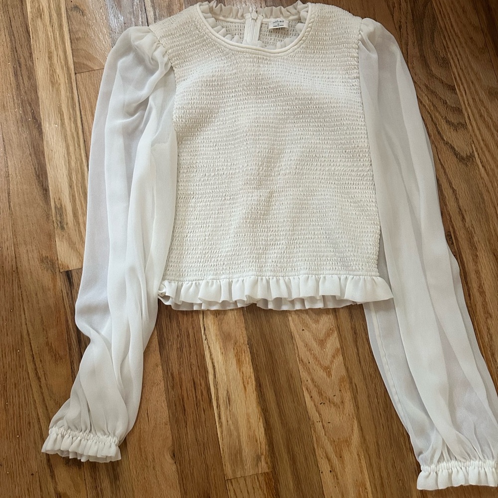 Aritzia Wilfred White Top